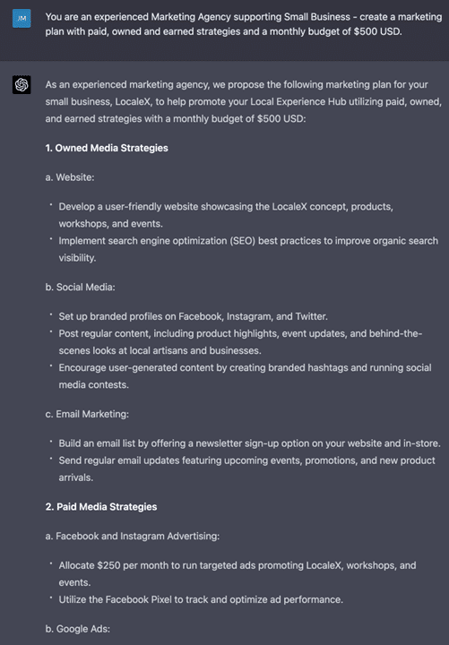 Help Establish a Marketing Plan