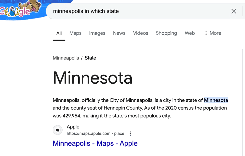Minnesota Google SERPs Localogy