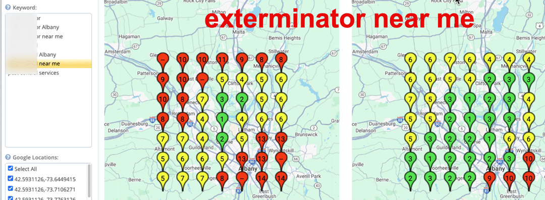 “near me” optimization impacting map pack rankings.
