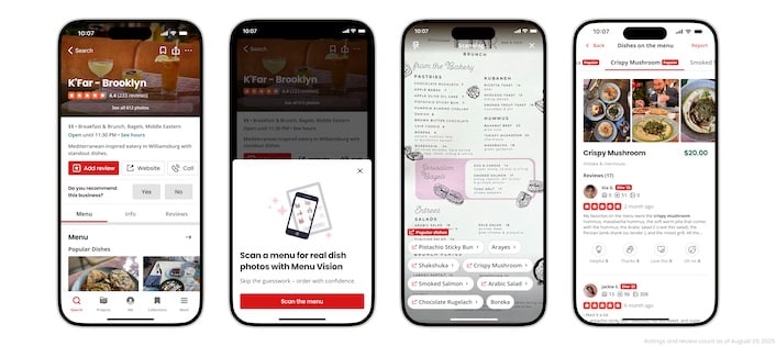 Yelp Fall Product Release Plants AI Where it Matters